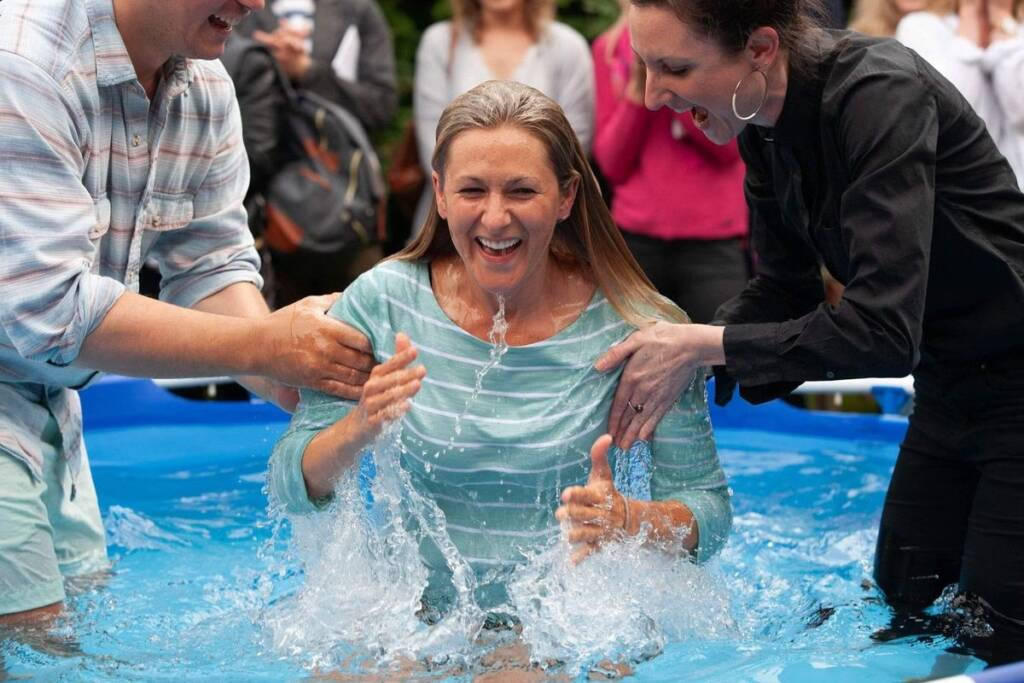 bautizo en piscina