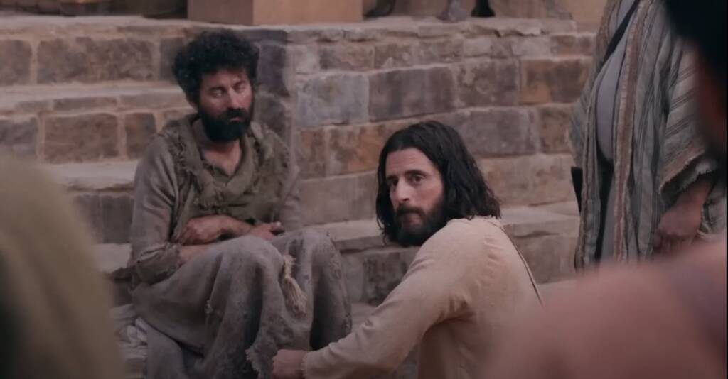 Jesus and the blind man