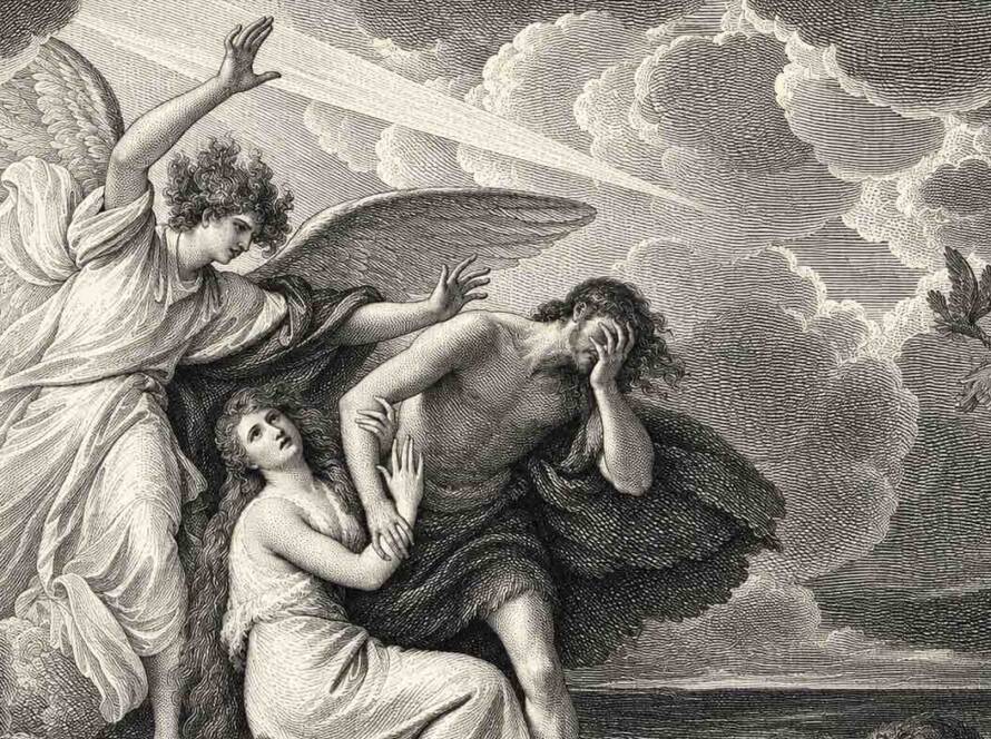 Adam, Even, and the fall.